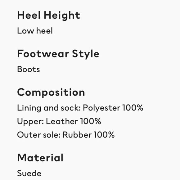 H & M suede lace up boots.  Size 8 - Picture 9 of 9